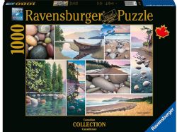 RAVENSBURGER CASSE-TÊTE 1000 PIÈCES - COLLECTION CANADIENNE : TRANQUILLITÉ DE LA CÔTE OUEST #17469